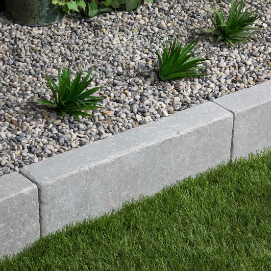 Bordure de jardin pierre de l'atlas gris 50x15x8 cm (lot de 40 bordures soit 20 mètres) - ro'ma nature