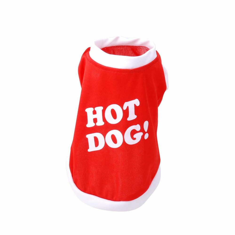T-shirt pour chien hot dog - taille s