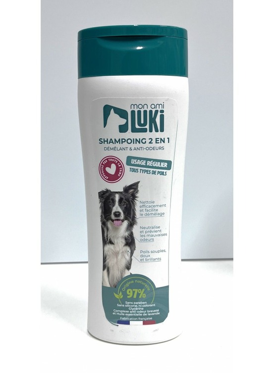 Mon ami luki - shampooing 2 en 1 chiens anti-odeurs - chien - 300ml