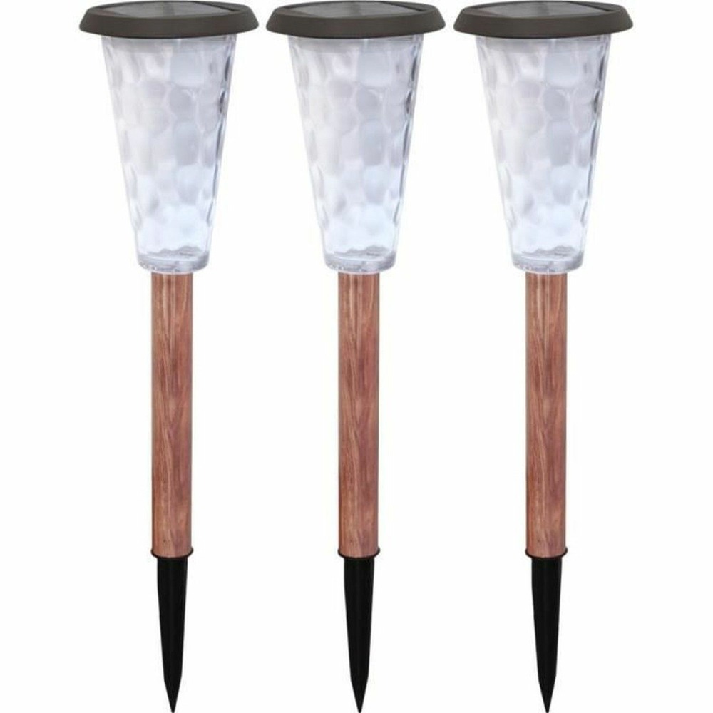 3 balises solaires canopo - 20 lumens - beige