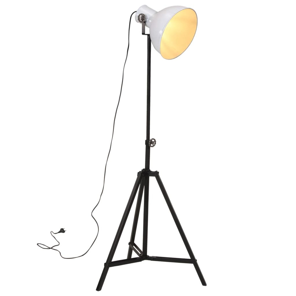 Lampadaire 25 w blanc 61x61x90/150 cm e27