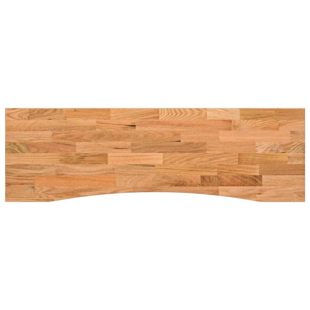 Dessus de bureau marron clair bois chêne massif rectangulaire