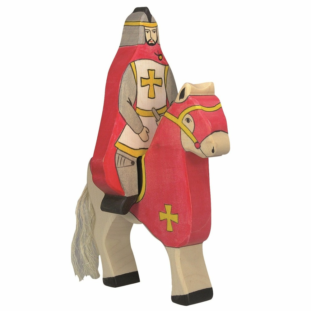 Figurine chevalier rouge