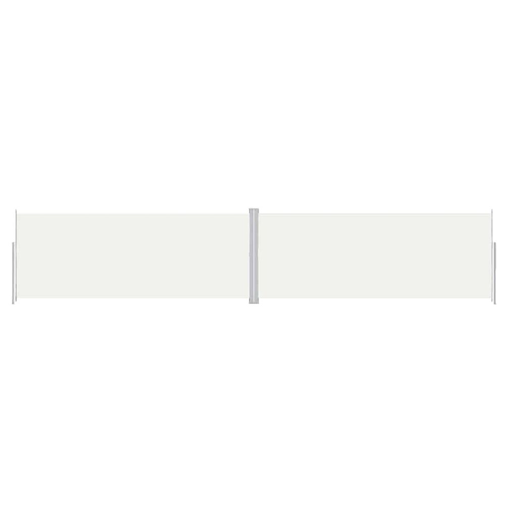 Auvent latéral rétractable crème 200x1000 cm