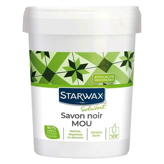 Savon noir mou huile de lin 1kg starwax