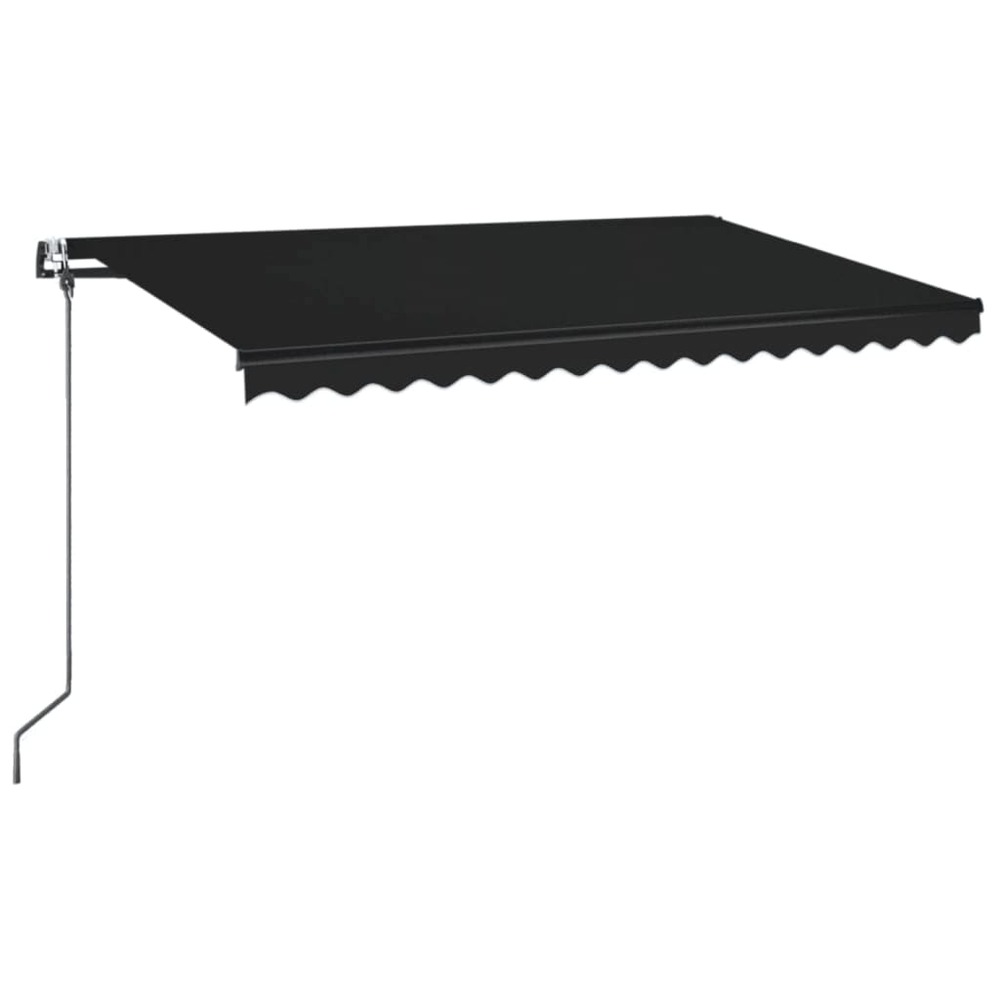 Auvent rétractable automatique 400x350 cm anthracite