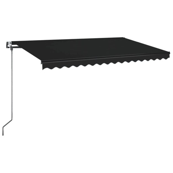 Auvent rétractable automatique 400x350 cm anthracite
