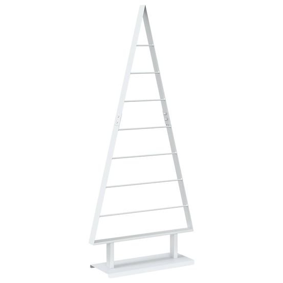 Arbre de noël en métal kuopio 125 cm acier blanc