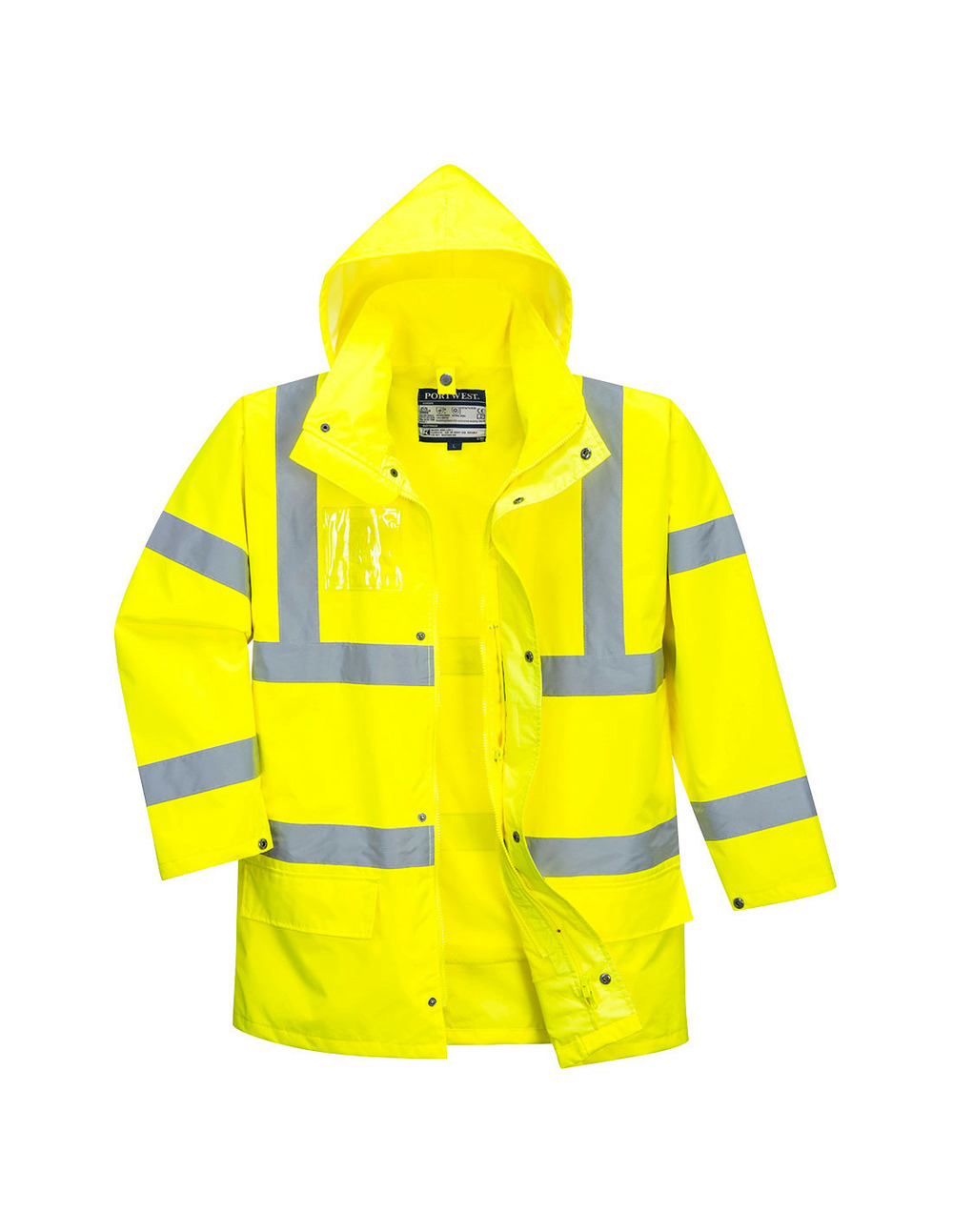 Parka hi-vis essential 5 en 1 couleur : jaune taille xxl - portwest
