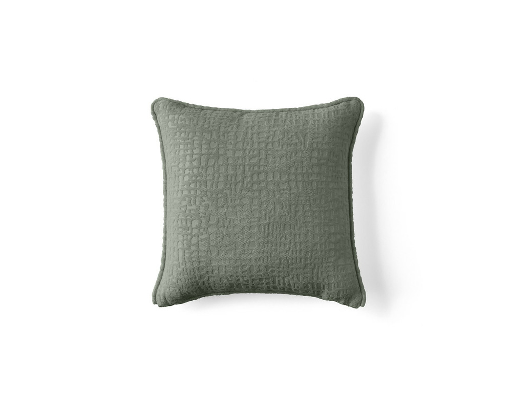 Topaze - coussin - en tissu velours relief - 40x40 cm