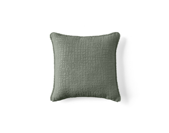 Topaze - coussin - en tissu velours relief - 40x40 cm