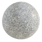 Boule déco jardin granit (grand format) - gris clair 40 cm