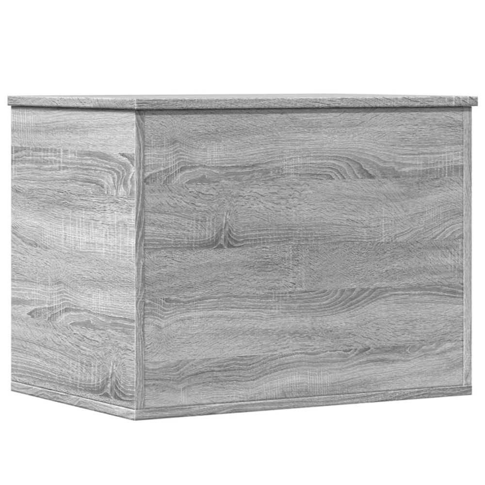 Boîte de rangement sonoma gris 60x42x46 cm bois d'ingénierie