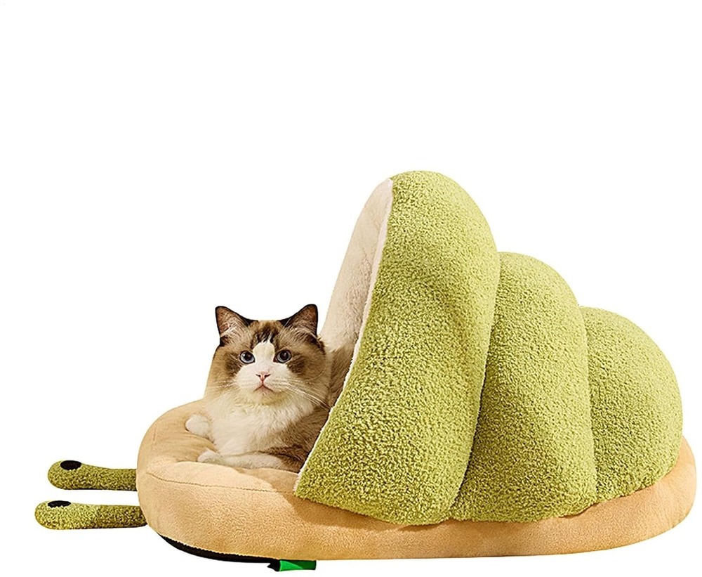 Tente confortable pour chat et chien style chaussons douillet