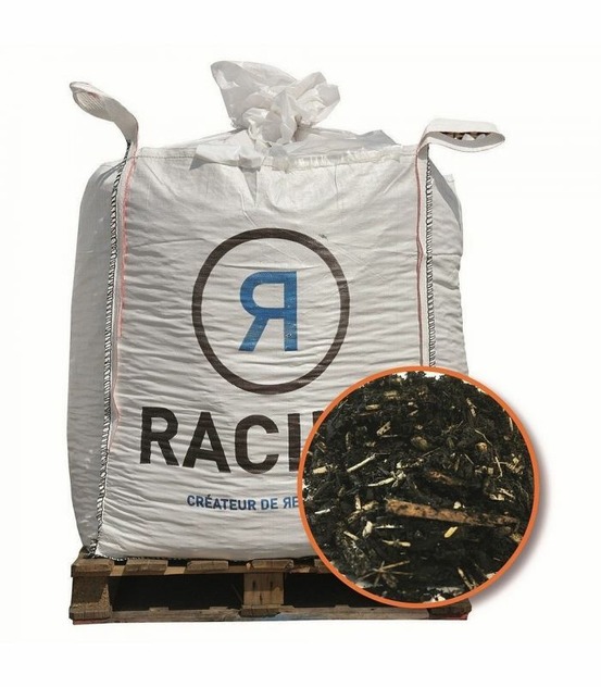 Paillage organique du potager 100% naturel big bag 500 litres