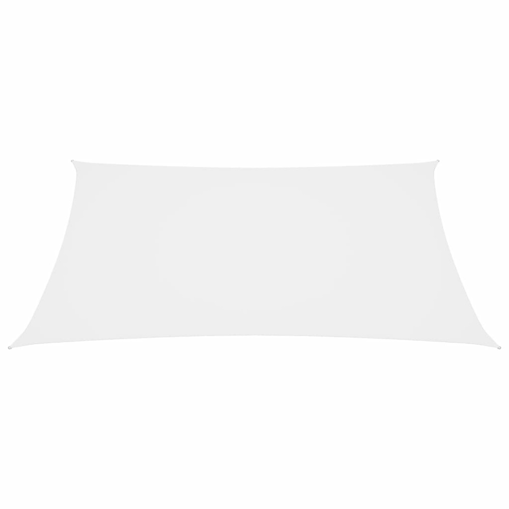 Voile toile d'ombrage parasol tissu oxford carré 7 x 7 m blanc