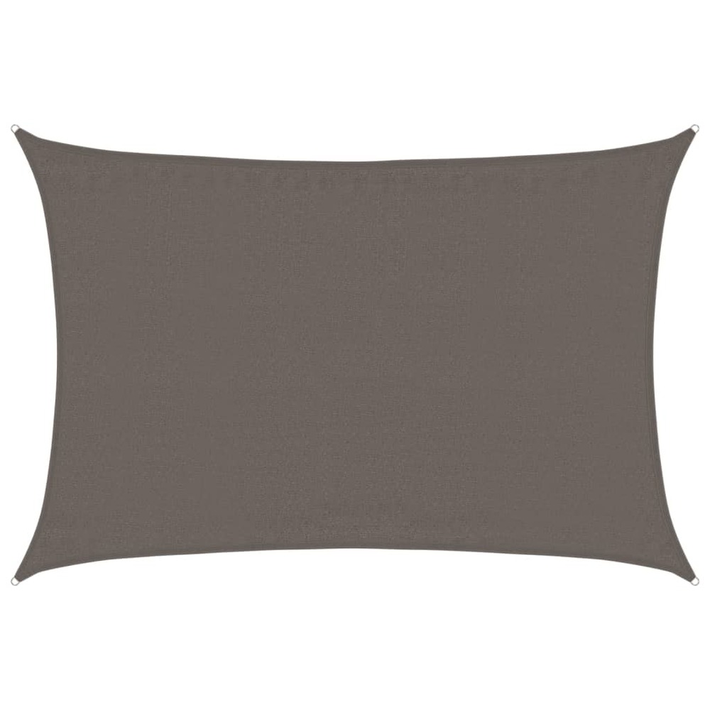 Voile d'ombrage 160 g/m² anthracite 3,5x4,5 m pehd