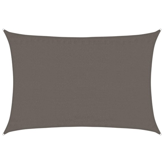 Voile d'ombrage 160 g/m² anthracite 3,5x4,5 m pehd