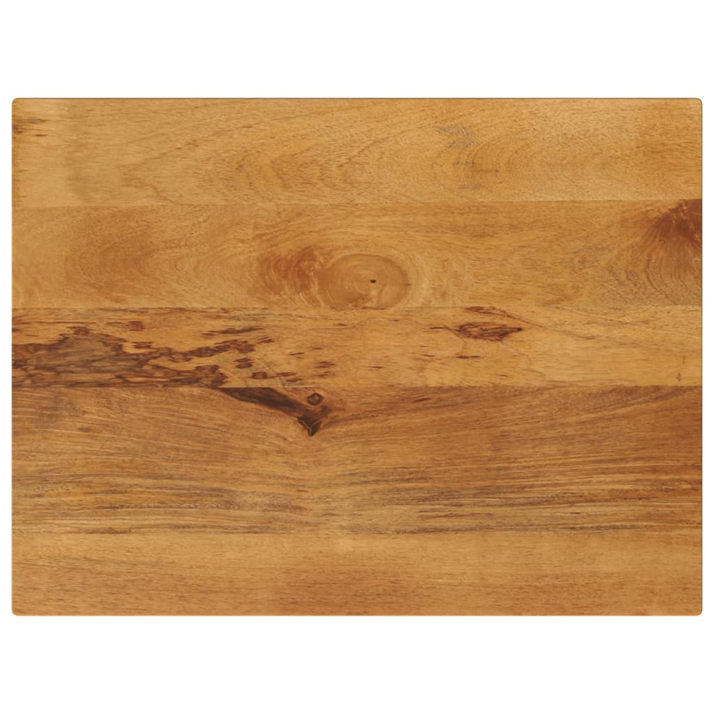 Dessus de table 70x50x3,8 cm rectangulaire bois massif manguier