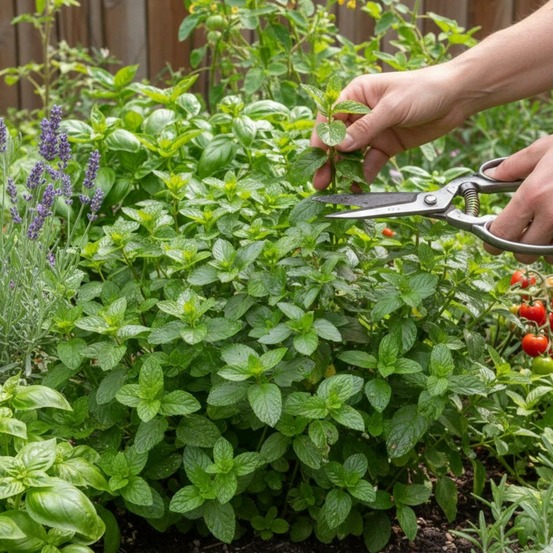 Menthe bergamote - sans traitement lot de 3 godets