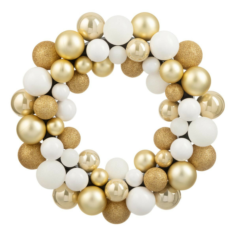 Couronne boules de noël 