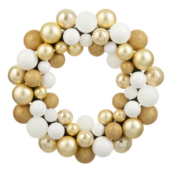 Couronne boules de noël