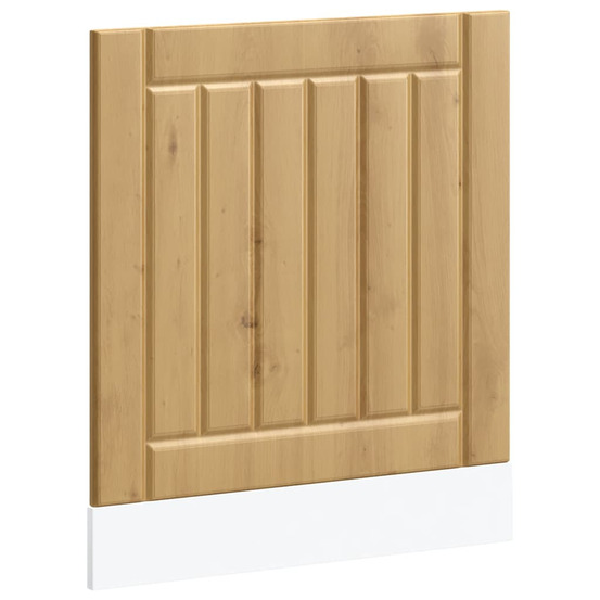 Panneau de lave-vaisselle lucca chêne artisanal bois ingénierie