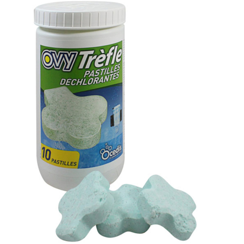 Pastilles (x10) pour déchlorinateur ovy green - 395 100 010 - ovy trefle