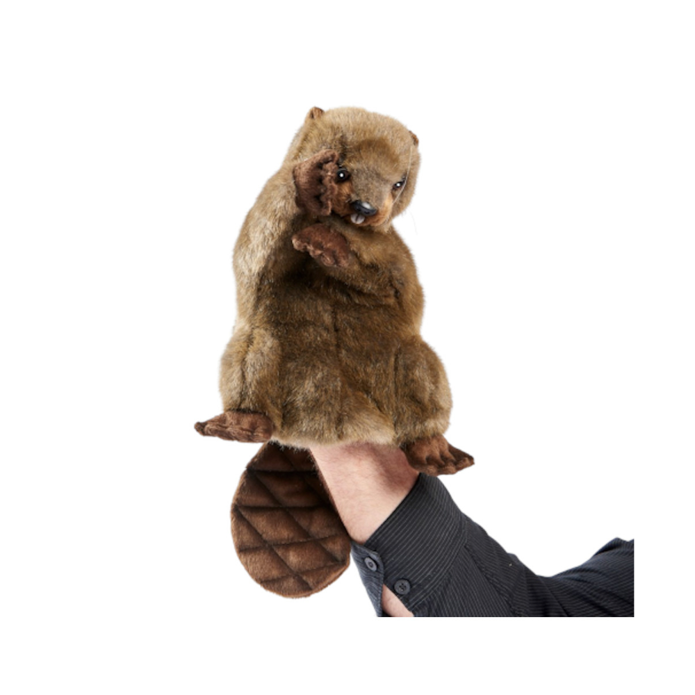 Marionnette castor 44 cm