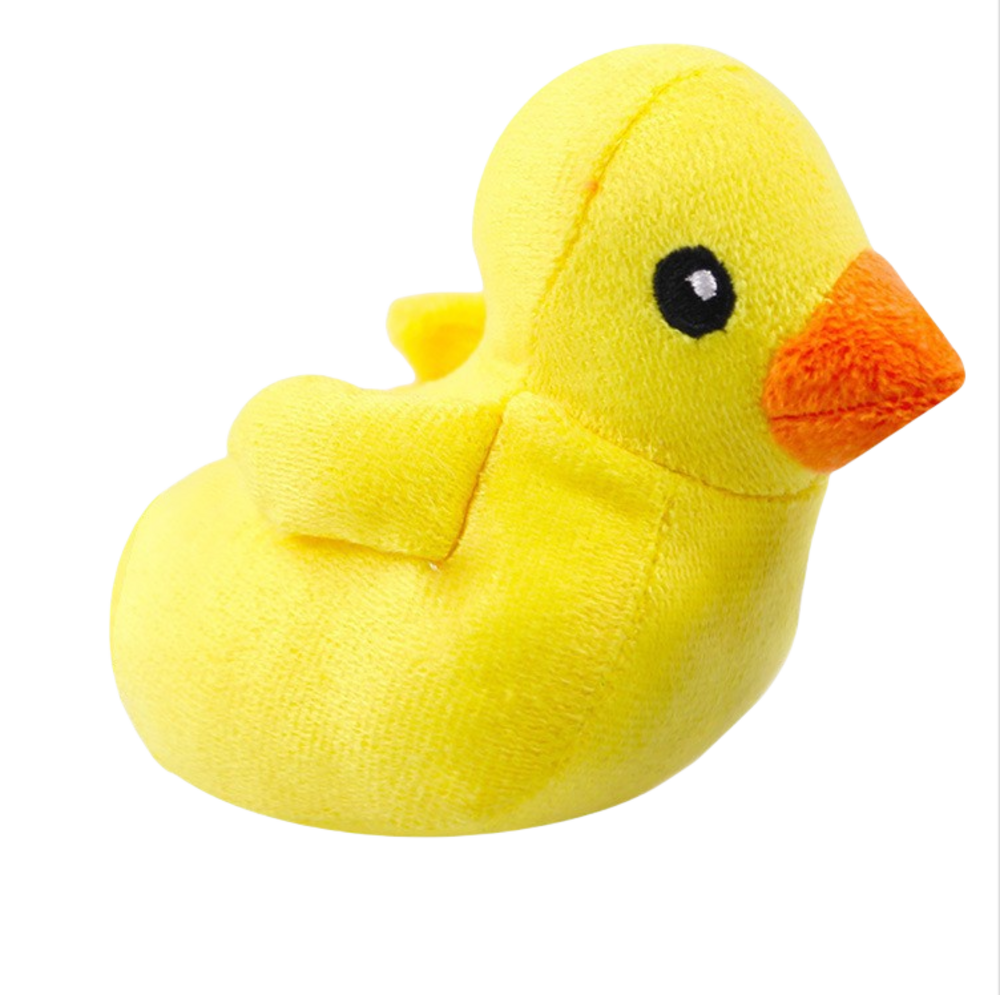 Jouet en peluche pour chien avec des motifs de fruits et d'animaux de dessin animé