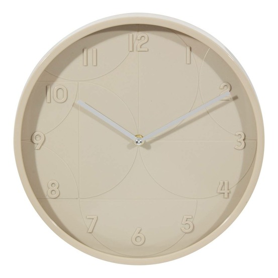 Horloge samy d30cm sable