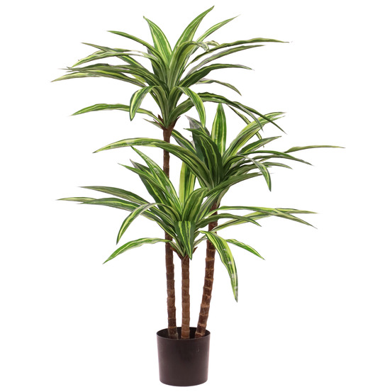 Plante artificiel draceana massangeana deluxe 95cm