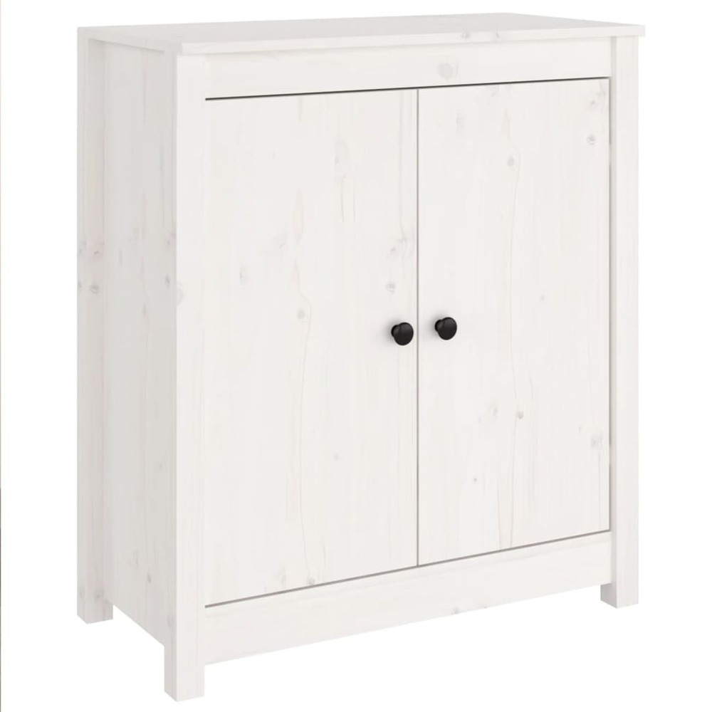 Buffet bahut commode armoire meuble de rangement organisateur cuisine salle de séjour salon 70 x 35 x 80 cm bois massif de pi