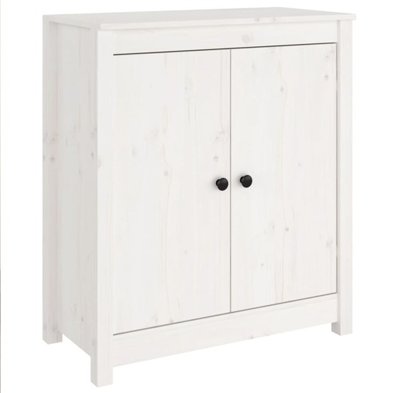 Buffet bahut commode armoire meuble de rangement organisateur cuisine salle de séjour salon 70 x 35 x 80 cm bois massif de pi