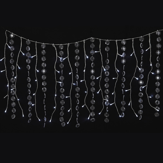 Guirlande rideau de diamant 60 led