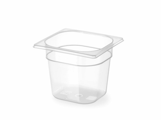 Bac gastronorme profi line gn 1/6 2,4l transparent 176x162x(h)150 mm - hendi