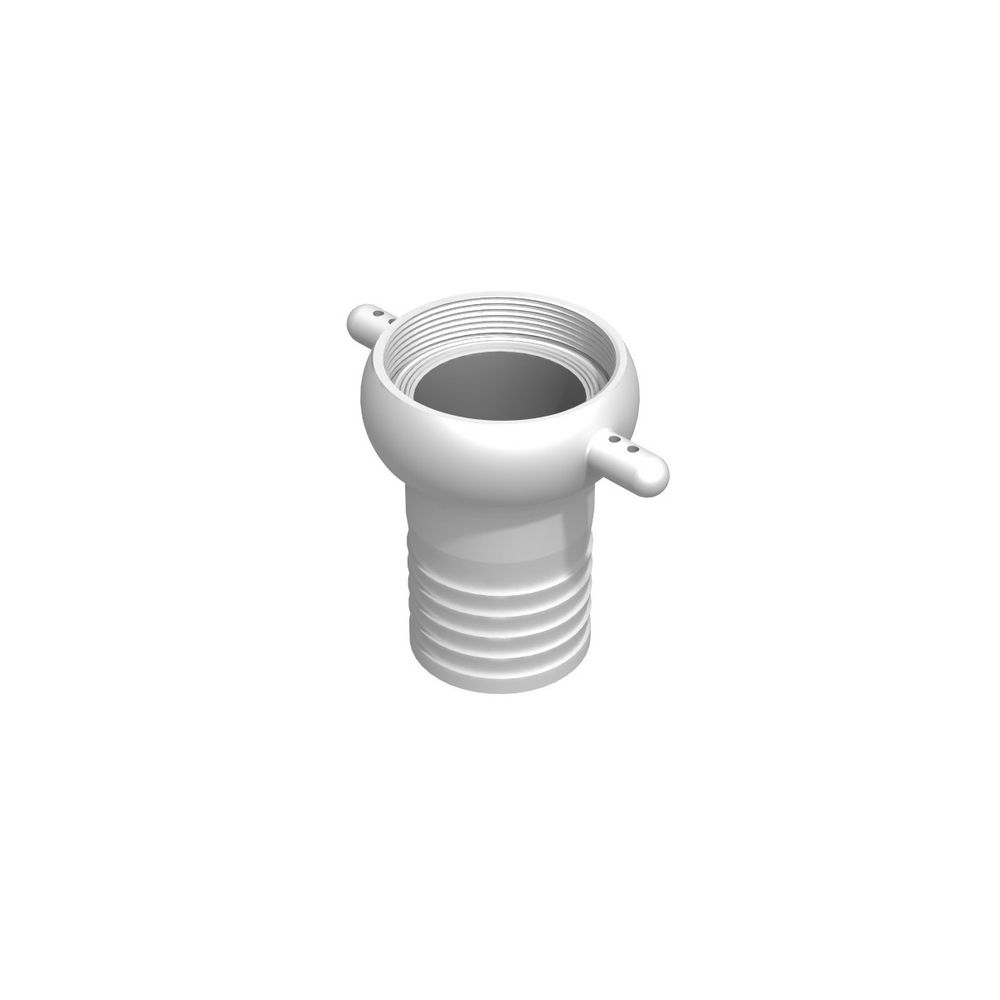 Raccord cranté femelle 2''1/2 bsp - male cannelé droit 63mm