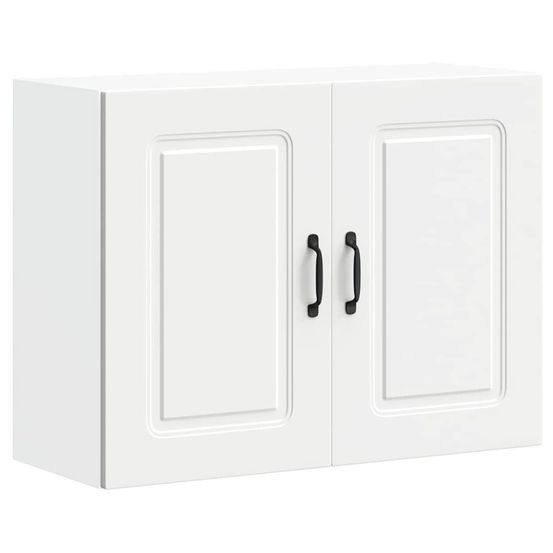 Armoire murale de cuisine kalmar blanc bois d'ingénierie