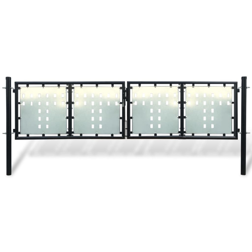 PORTILLON DE JARDIN DOUBLE N 2-(864043)