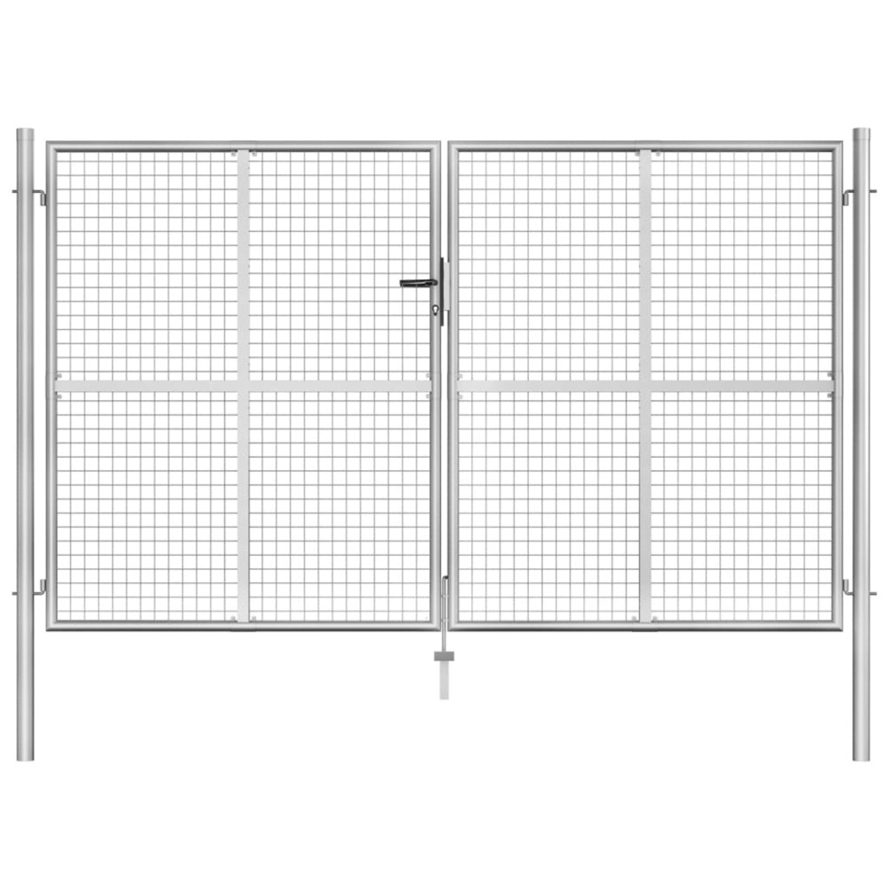 PORTE DE JARDIN ACIER GALVA 10-(864212)