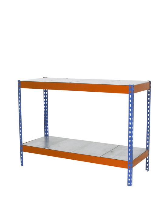 Etagère sans vis simonforte 1506-2 metal 900 bleu/orang/galva bleu/orange/galva 900x1500x600 - simonrack