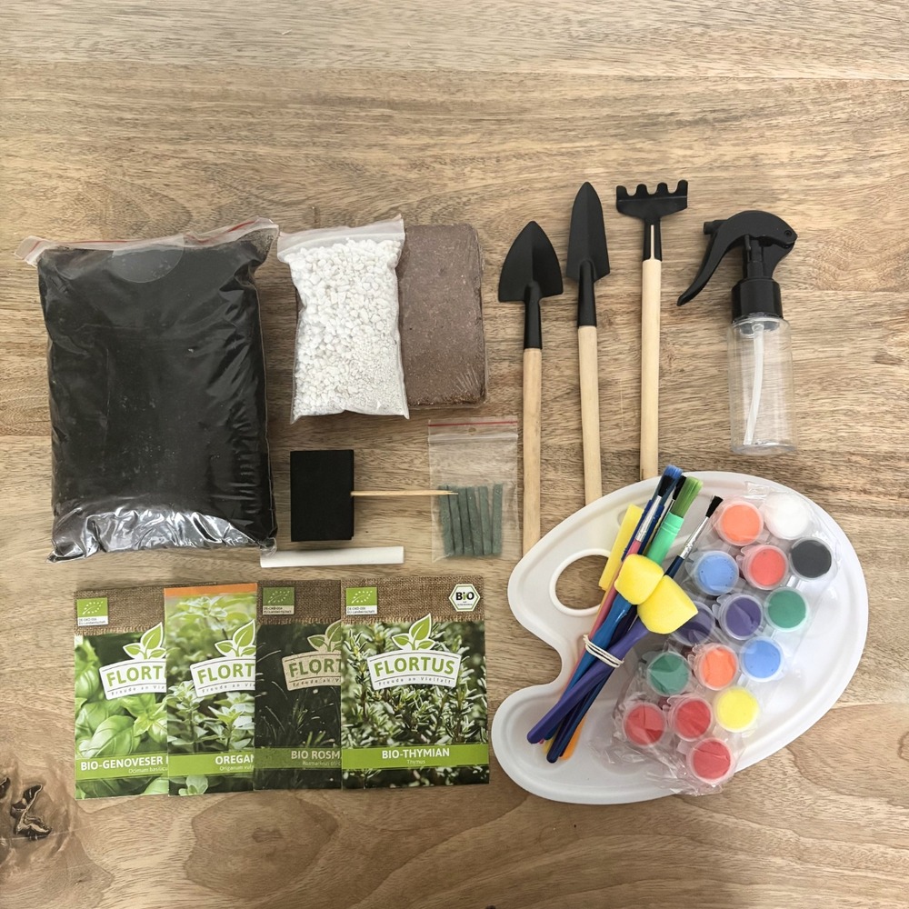 Mon premier kit de jardinage – herbes aromatiques
