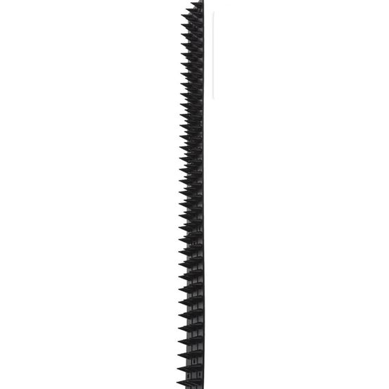 Lot de 10 bandes anti-escalade pour protection contre les nuisibles - noir 50x4,5x2 cm