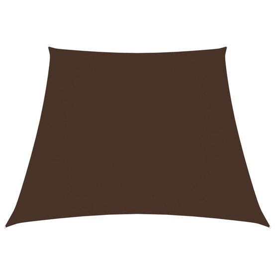 Voile de parasol tissu oxford trapèze 2/4x3 m marron