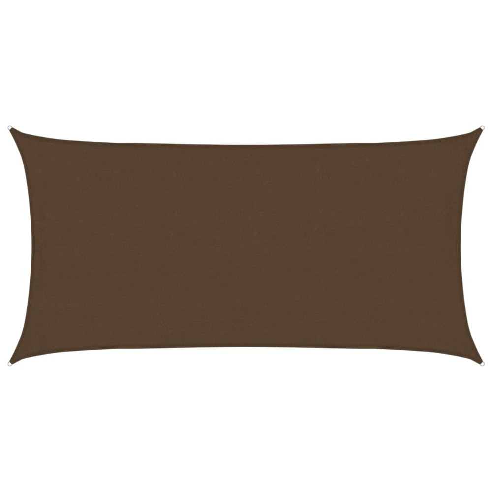 Voile d'ombrage 160 g/m² marron 4x7 m pehd
