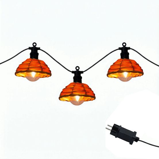 Guirlande abat-jour cottage 10 globes 5.70m