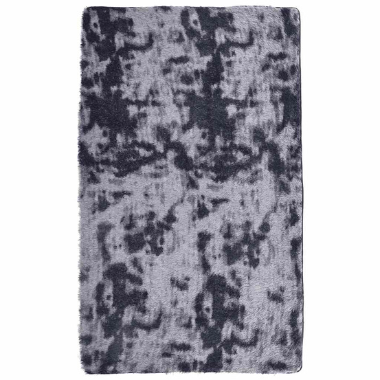 Tapis shaggy à poils longs navarra gris foncé 80x150 cm
