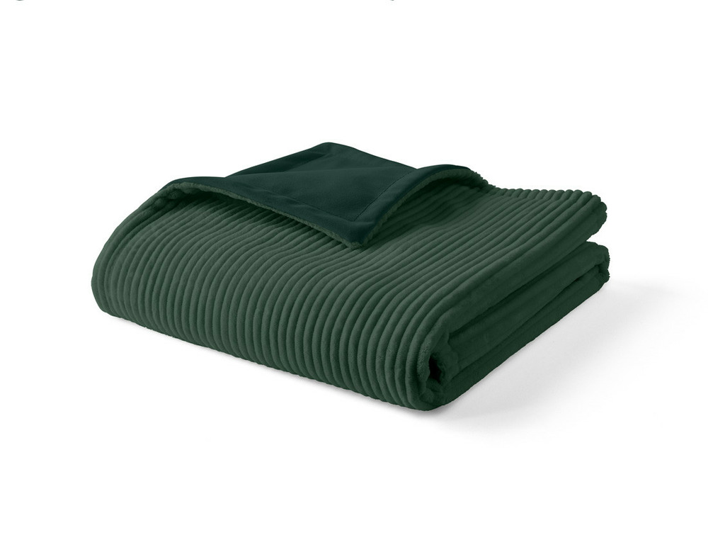 Palerma - plaid - 100x140 cm - en velours côtelé et velours