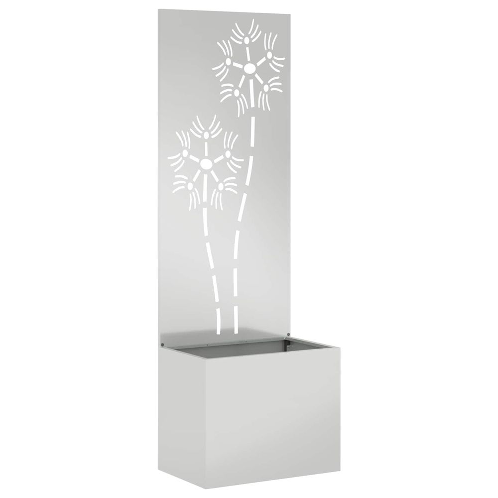 Écran de confidentialité de jardin argenté 50 x 32 x 150 cm