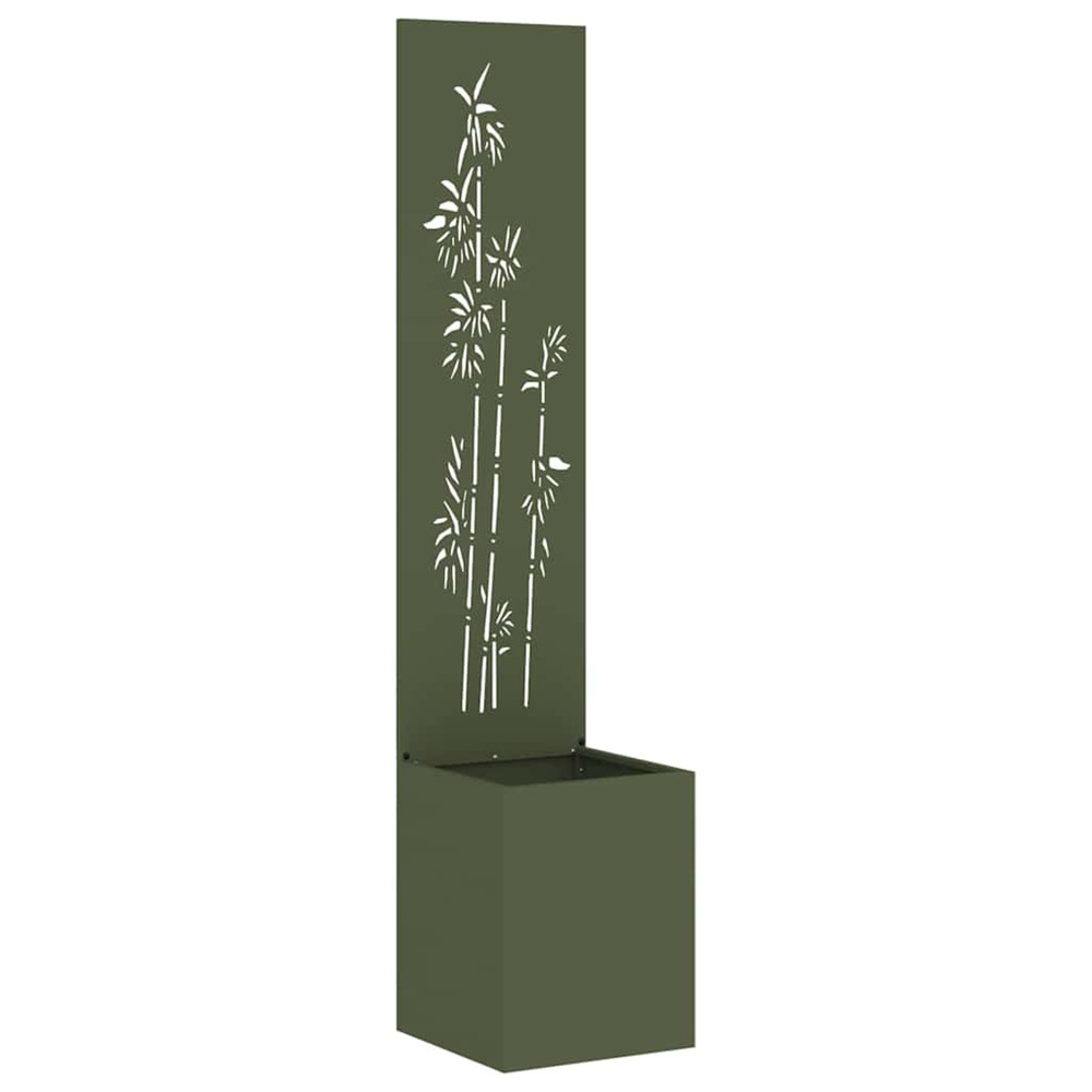 Écran de confidentialité de jardin vert olive 32 x 140 cm